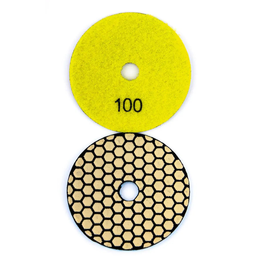 Dell-tools Diamant Polierscheibe Trocken HEX #50-#3000. Feinsteinzeug