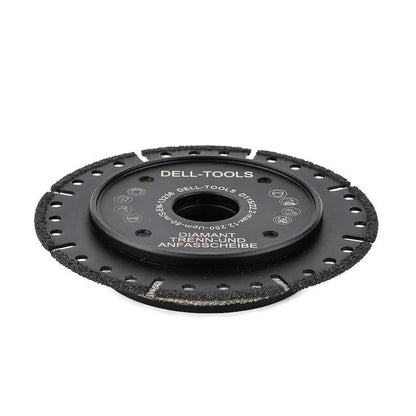 Dell-Tools Diamanttrenn/Anfasscheibe 115mm-180mm. Keramik, PVC